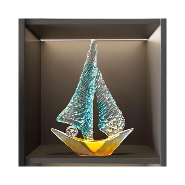 一帆風順帆船擺件酒櫃裝飾客廳電視櫃輕奢高檔辦公室開業喬遷禮物
