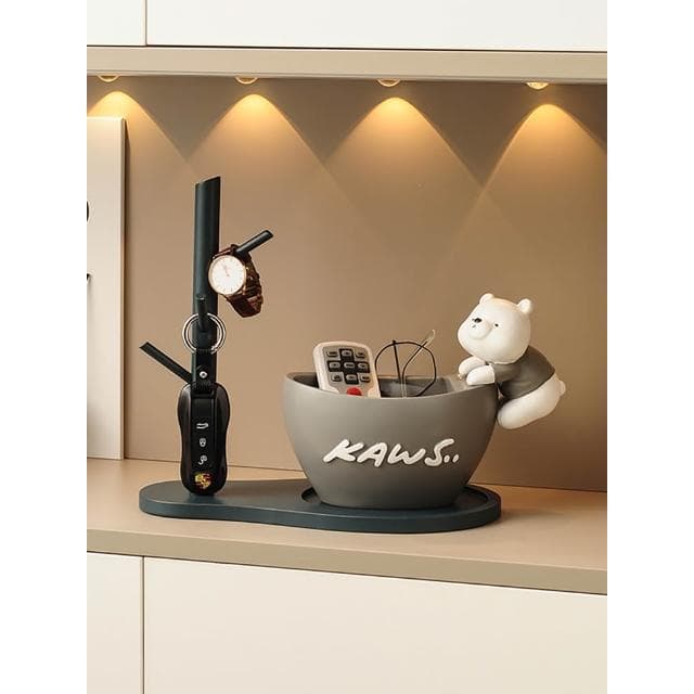 元寶入戶鞋櫃玄關鑰匙置物架收納擺件門口客廳家居裝飾品喬遷禮品