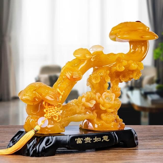 玉如意招財擺件中式客廳電視酒櫃玄關家居裝飾品喬遷新居搬家禮物