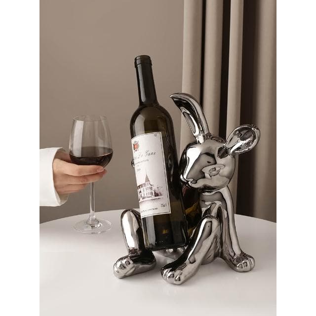 北歐創意兔子酒架酒櫃裝飾品擺件結婚禮物搬家喬遷新居禮品