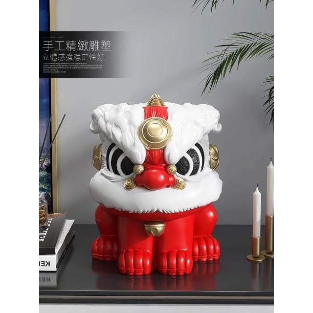 國潮舞獅醒獅裝飾擺件客廳玄關酒櫃家居飾品店鋪開業禮物喬遷禮品