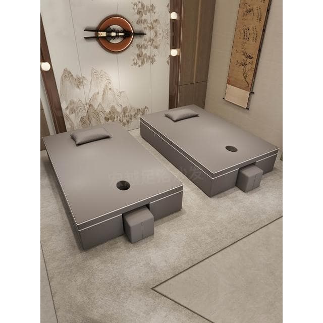 泰式足療按摩床一體美容院采耳沙發床SPA足療理療洗浴推拿踩背床