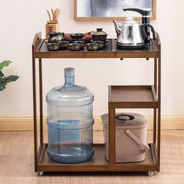 移動茶車茶桌現代簡約茶具家用客廳茶水櫃多功能上水一體茶盤套裝