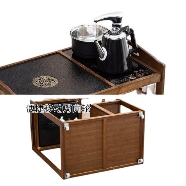 移動茶車茶桌現代簡約茶具家用客廳茶水櫃多功能上水一體茶盤套裝