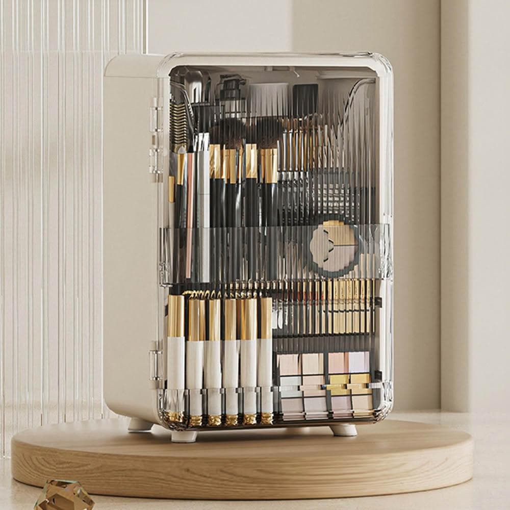 【cheaper 居家】升級版大容量化妝品收納盒 OA285-2 化妝品架 保養品架 化妝台收納箱 收納盒 刷具架
