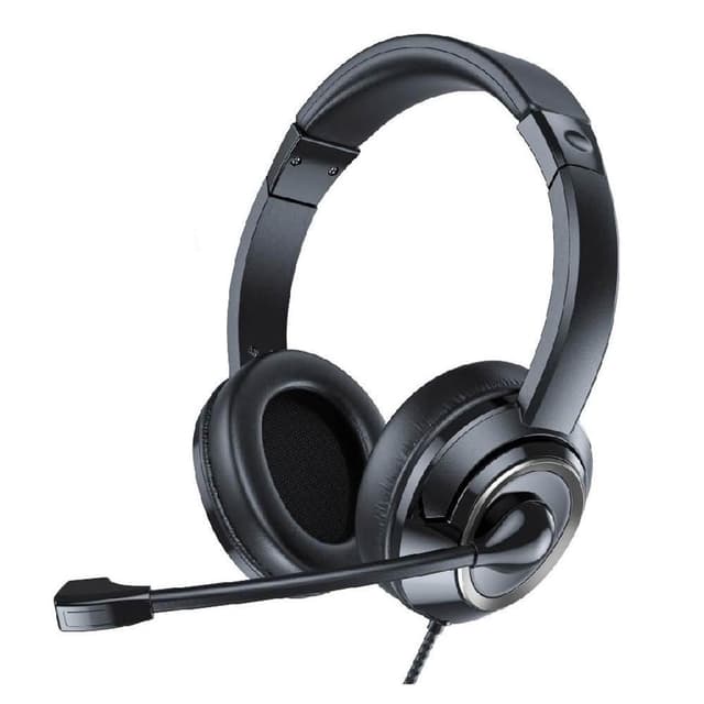 【KTNET】FT_KTnet HP13 電腦.手機頭戴式耳機麥克風 4極插+USB-C 槍黑