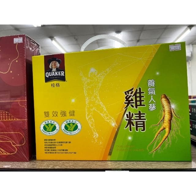 【彤老闆食品百貨】桂格新人蔘雞精禮盒68ml 8入雞精