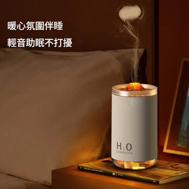 【RTAKO】火焰香薰機 火焰加濕器 小型加濕器 擴香機 低音降噪 持久續航 加濕器 香氛機 氛圍燈 薰香機