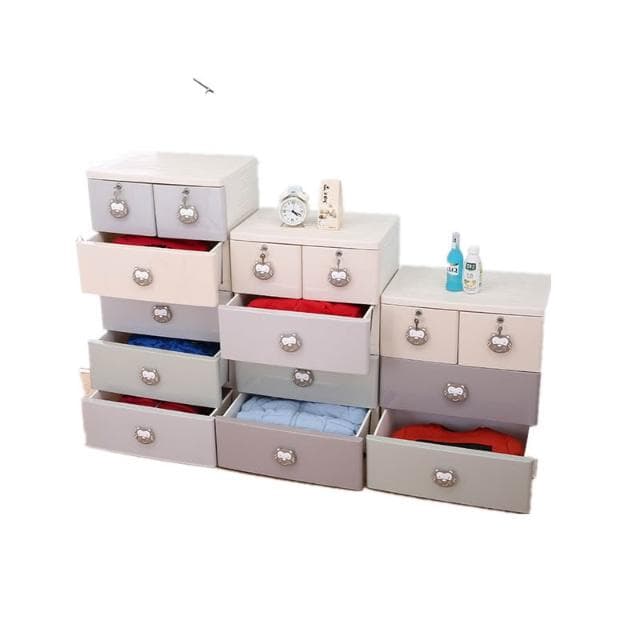 廠家加厚抽屜式收納櫃五層寶寶塑膠嬰兒童儲物櫃衣櫃批發五斗櫃子