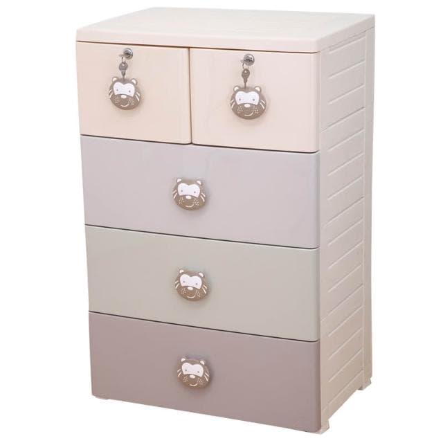 廠家加厚抽屜式收納櫃五層寶寶塑膠嬰兒童儲物櫃衣櫃批發五斗櫃子