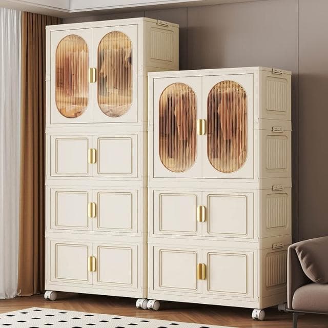 家用折疊衣櫃臥室嬰兒寶寶衣物收納整理置物櫃雜物零食玩具儲物櫃