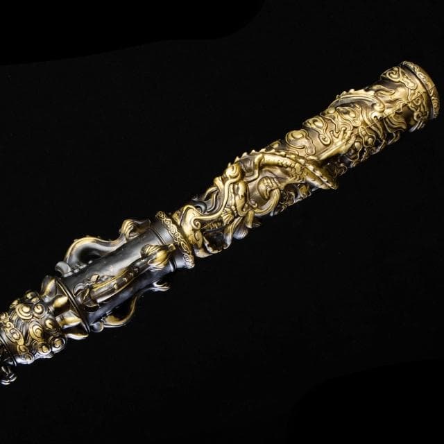 龍泉市刀劍影視齊天大聖孫悟空黑神話如意金箍棒盤龍棍寶劍未開刃