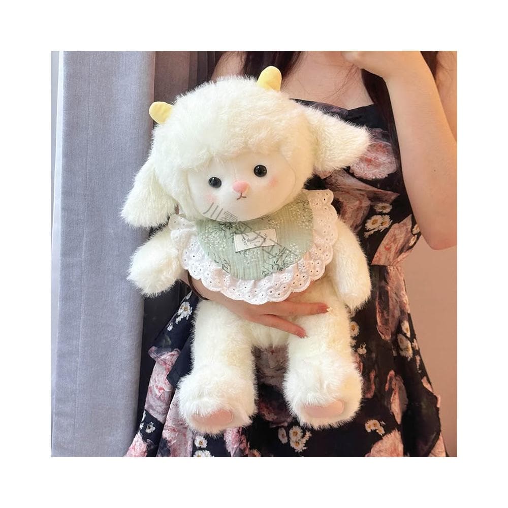 晚安小羊玩偶公仔兔子毛絨玩具女孩睡覺抱枕娃娃生日禮物送男朋友