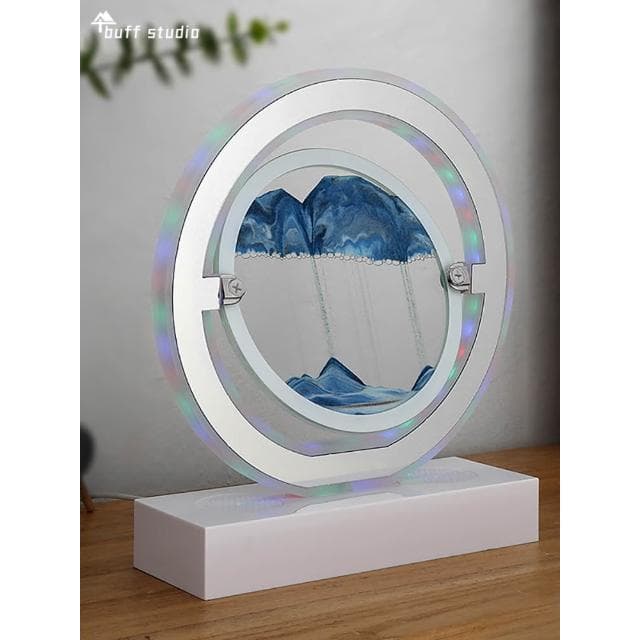 批發流沙畫擺件沙漏電腦桌面氛圍臺燈藍牙音響家居裝飾品生日禮物