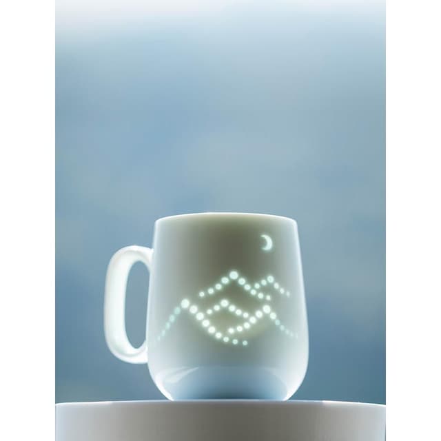 創意禮品定制山月玲瓏杯景德鎮陶瓷馬克杯情侶杯子男高顏值禮物杯