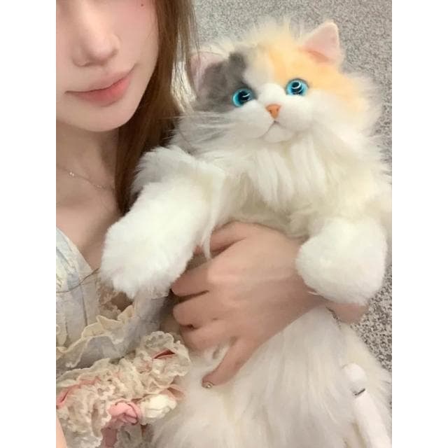 仿真三花貓咪背包雙肩包包玩偶毛絨公仔玩具女生日禮物送禮