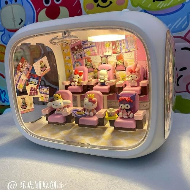hellokitty系列生日禮物情人節盲盒手辦凱蒂貓哈嘍KT貓送女生女友