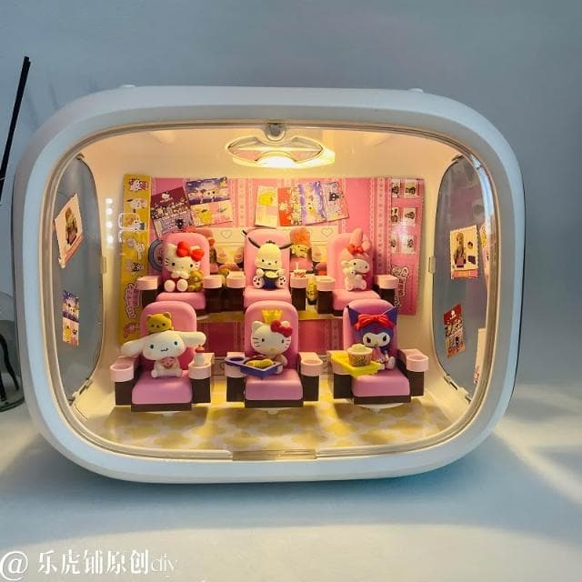 hellokitty系列生日禮物情人節盲盒手辦凱蒂貓哈嘍KT貓送女生女友