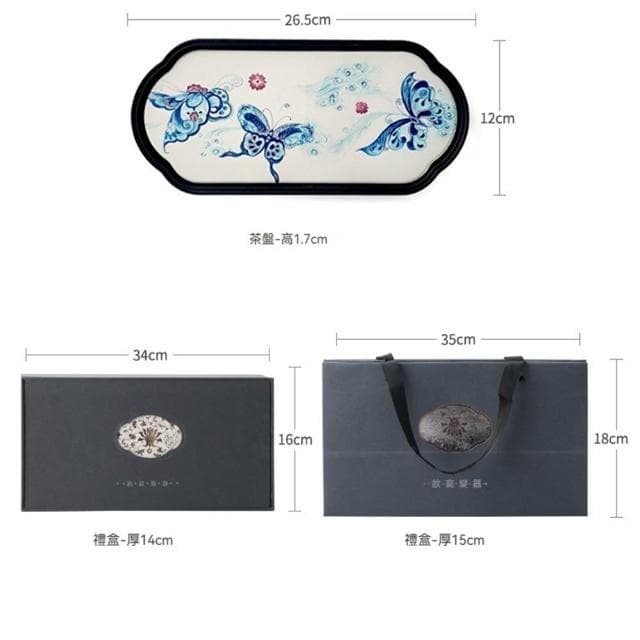 Jimi 集米 茶具 汝窯功夫茶具套裝 一人茶壺茶杯 一壺二杯 送長輩父親老師節日禮品