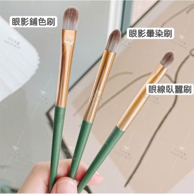 3支只要$19 眼部化妝刷3入組 眼部刷具 化妝刷 3支 眼影刷 點彩刷 刀鋒刷 暈染刷 眼部套裝刷具