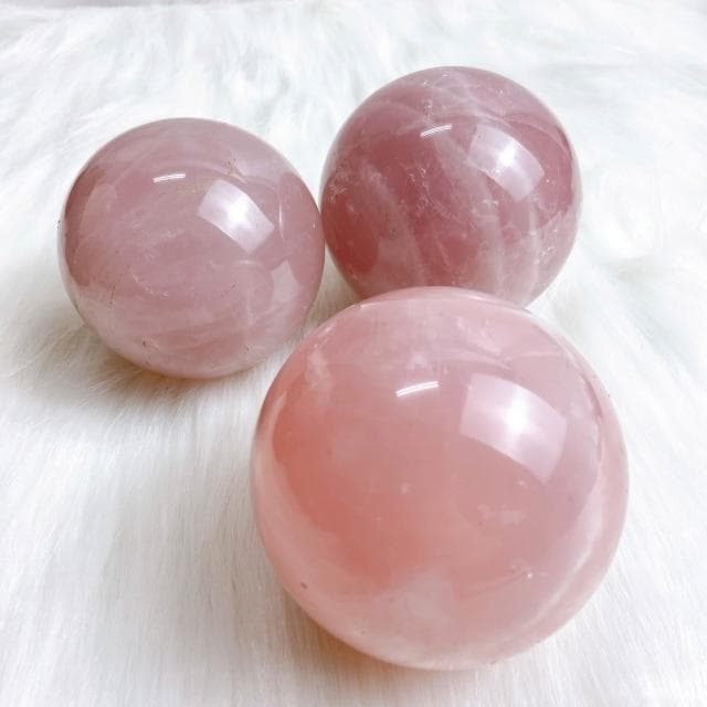 念念不忘水晶專賣 粉水晶水晶球 桃花x愛情 天然水晶 水晶珠 水晶 風水擺飾 生日禮物 石英