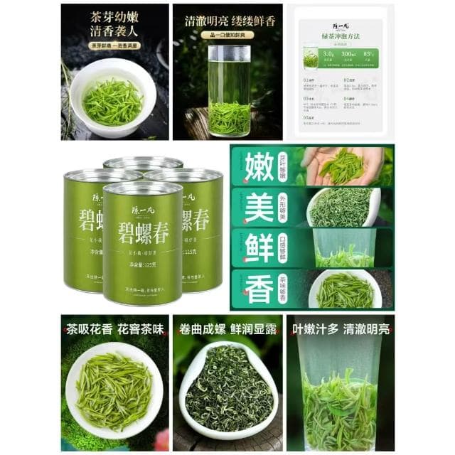 Camelliar陳一凡 碧螺春  雲霧綠茶   龍井茶