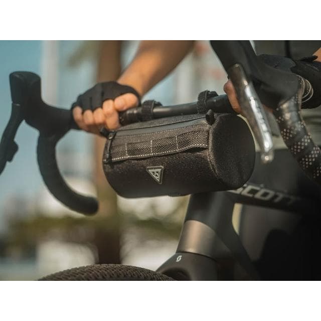 【TOPEAK】『小蔡單車』Topeak Tubular BarBag Slim 輕巧管狀 車手袋/前車袋 小  黑 公路車/自行車