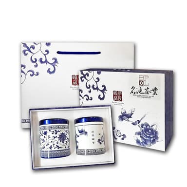 【名池茶業】福壽梨山極品手採烏龍茶葉禮盒-私房臻藏款75gx2罐x2盒
