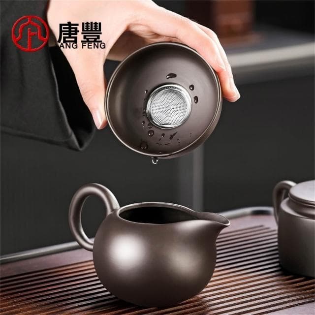 茶具套裝 紫砂功夫茶具套裝 新款輕奢高檔紫砂壺 泡茶專用喝茶茶杯
