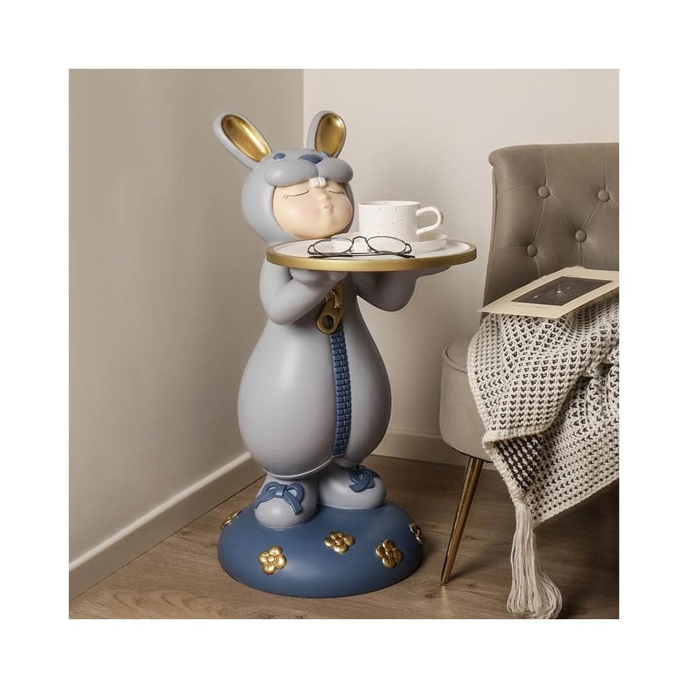美宜傢居工廠店 廠家 直銷 網紅奶牙兔創意大型落地收納擺件傢居客廳裝飾喬遷新居禮物禮品
