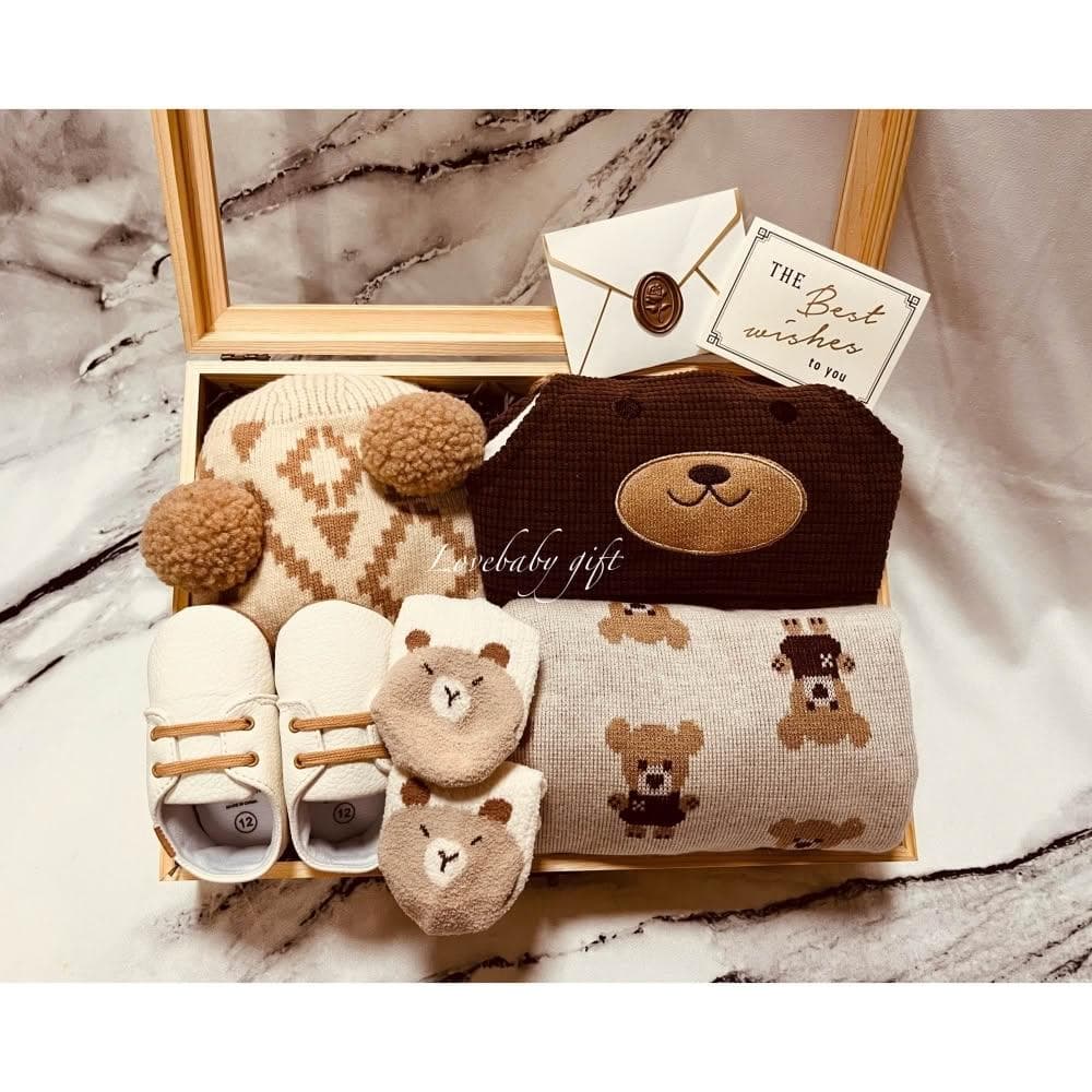 男寶寶禮盒 小熊系列·嬰兒禮盒·彌月禮·滿月禮·寶寶禮盒·週歲禮盒·滿月禮盒·週歲禮物·滿月送禮