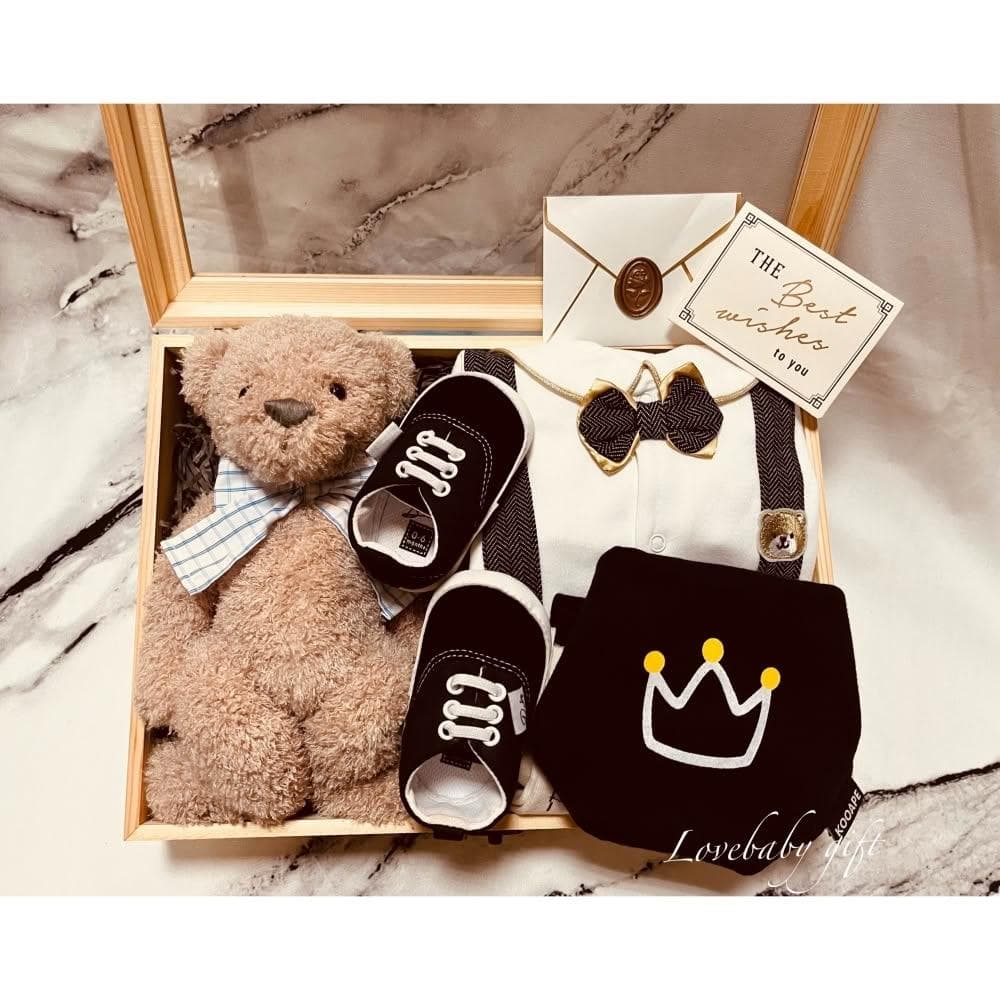 男寶寶禮盒 小熊系列·嬰兒禮盒·彌月禮盒·滿月禮盒·寶寶禮盒·週歲禮盒·新生兒禮盒·滿月送禮·週歲禮物