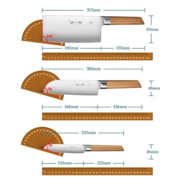 張小泉刀全套刀具套餐家用全套廚房廚具菜刀一套全套菜刀套裝組合