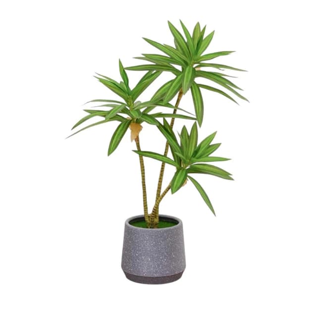 大好屋 仿真百合竹觀葉植物盆組 仿真綠植 仿真盆栽 室內擺件
