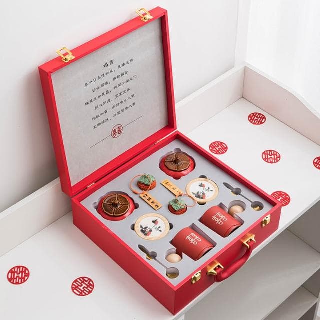結婚禮物送新人情侶杯子新婚夫婦禮品實用新娘閨蜜訂婚送姐妹朋友