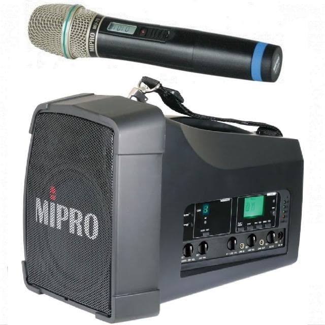 【MIPRO】MIPRO MA-200二代UHF旗艦型肩掛式藍芽無線喊話器