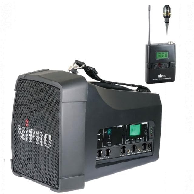 【MIPRO】MIPRO MA-200二代UHF旗艦型肩掛式藍芽無線喊話器