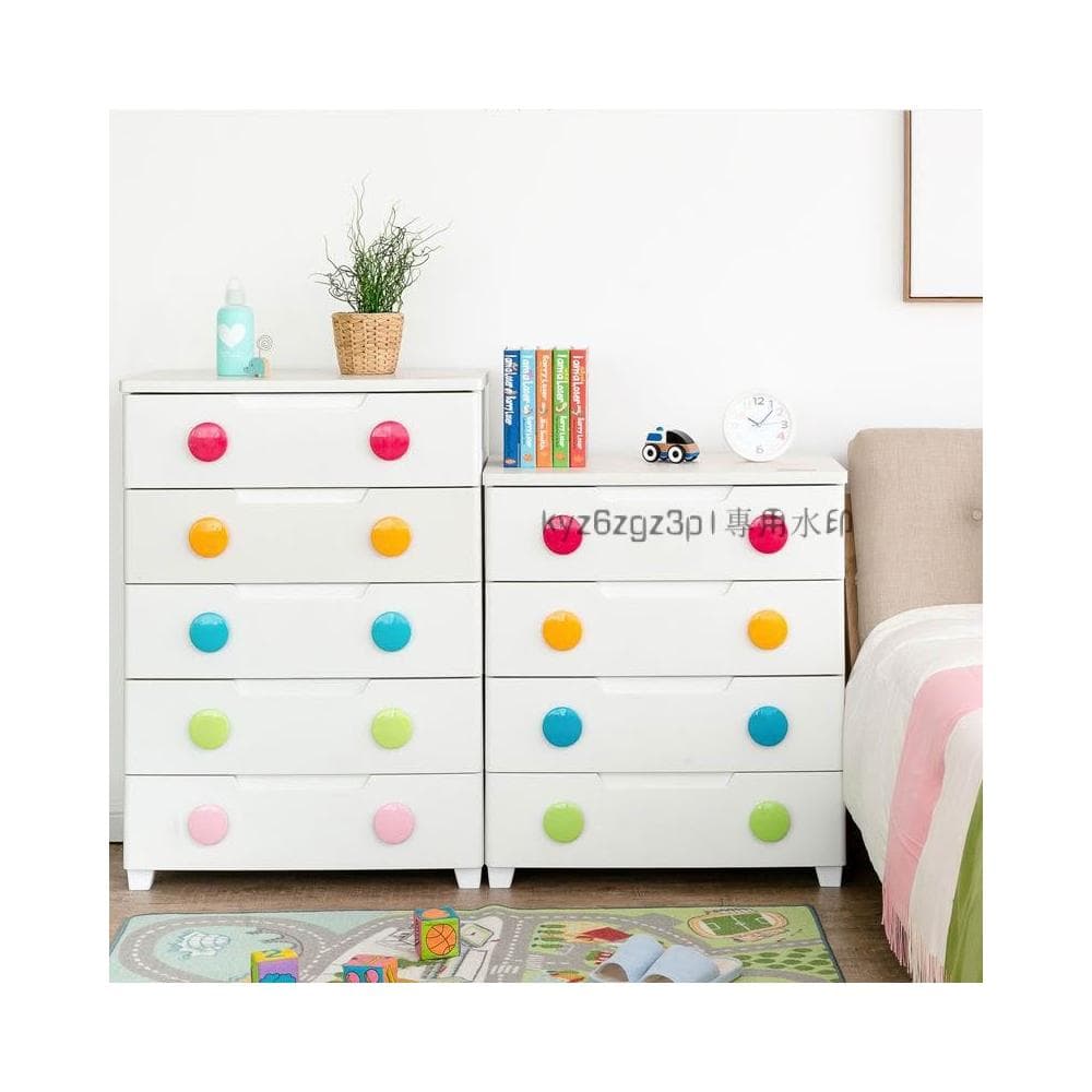 日本愛麗思兒童抽屜式收納櫃子寶寶衣櫃嬰兒塑料五鬥儲物櫃愛麗絲
