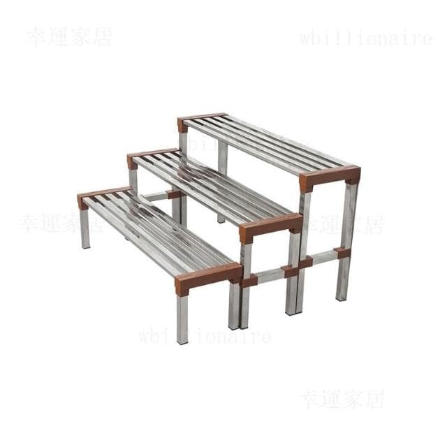 全網💙最低 加厚不鏽鋼花架 戶外花架 階梯式花架 落地式花架 陽台花架 花盆架 盆栽架 植物架 花架