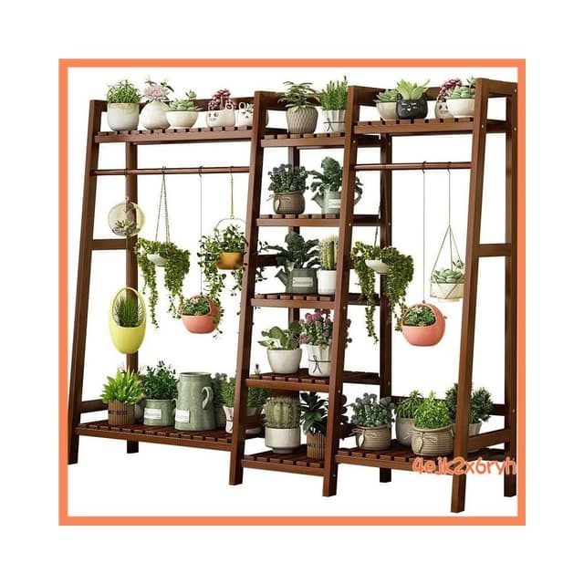花架 客廳置物架 落地式盆栽架 戶外陽台裝飾植物架 簡約大容量室內多層庭院花架子