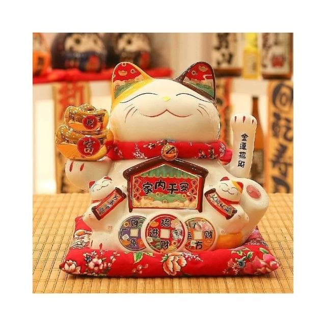 招財貓 轉運輪 自動招手 招財貓擺飾 存錢筒 居傢裝飾 日式風招財貓 入厝禮物 交換禮物 開幕送禮