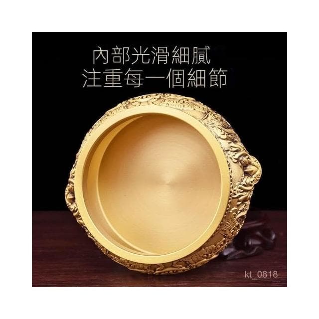 純銅 聚寶盆 帶蓋 招財進寶 金蟾 元寶聚寶盆 存錢桶 招財金蟾聚擺件 招財擺飾 風水擺件 開幕送禮 入厝禮物