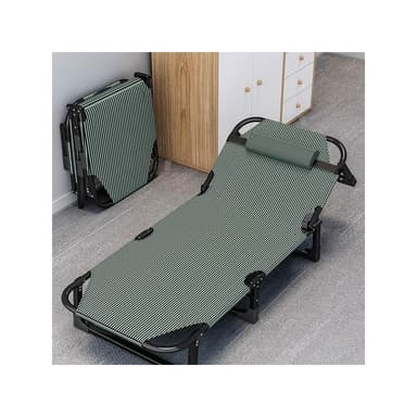 折疊床單人家用簡易午休神器辦公室成人午睡行軍小床陪護便捷躺椅