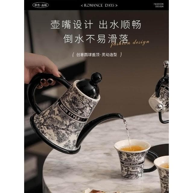 茶具套裝2025新款家用功夫茶具泡茶專用茶杯高檔喬遷禮盒裝