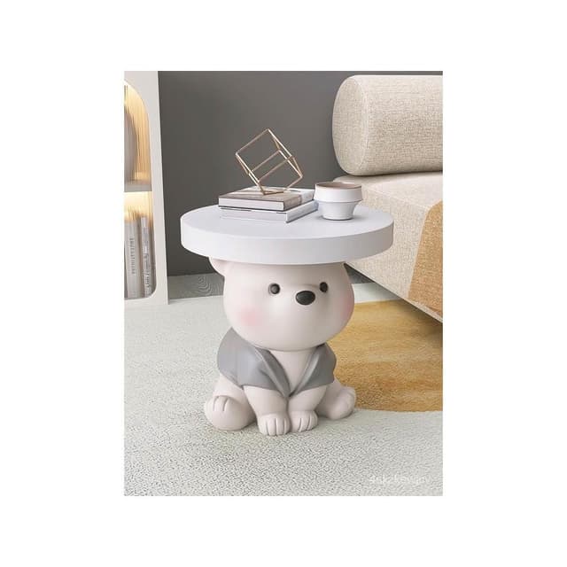 『免運~含稅』奶油風大型熊落地擺件傢居飾品茶幾客廳電視櫃沙發旁床頭喬遷禮物 QYMK