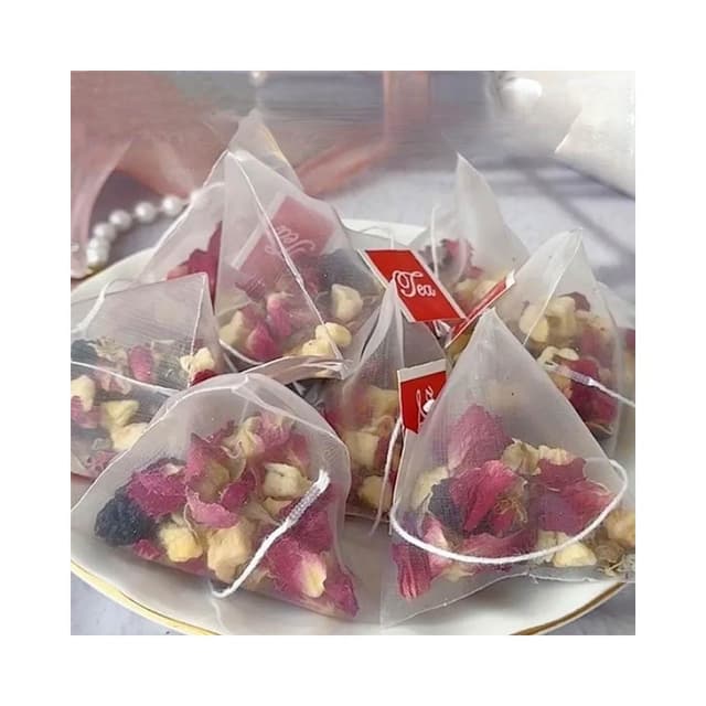 台灣現貨 蘋果玫瑰荷葉茶30包女人茶茶包 決明子茶 玫瑰花荷葉茶 花草茶 養生茶 果乾茶 草本茶 漢方茶 獨立三角茶包
