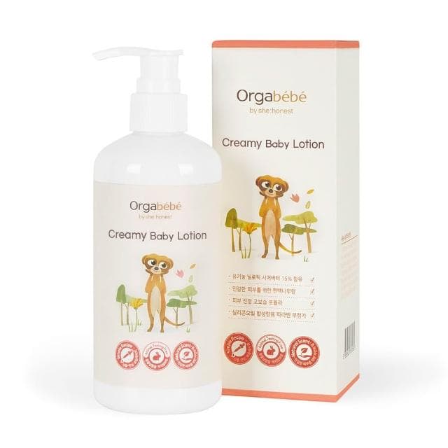 [正韓] 韓國ORGABEBE 嬰兒潤膚乳液｜嬰幼兒潤膚乳液｜嬰兒潤膚乳｜寶寶潤膚乳液｜有機潤膚乳液