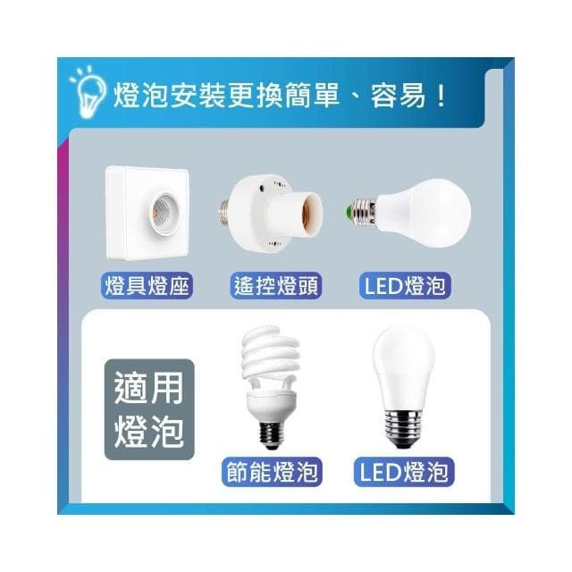 ✨台灣現貨∣免運▸E27 遙控燈頭ˍ燈座ˍ無線燈座ˍLED 燈泡ˍ智能燈座ˍ小夜燈ˍ夜燈ˍ定時ˍ智慧開關ˍ燈頭