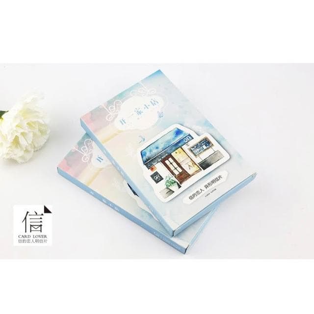 【德德小品集】明信片 開一家小店 卡片 紀念 復古 郵寄 禮物 旅遊 回憶 照片 收藏 愛 文青 信的戀人 信 卡片 精緻 裝飾房間
