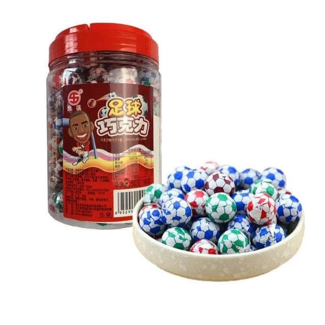 天下美食 足球巧克力糖 巧克力球 地球巧克力糖